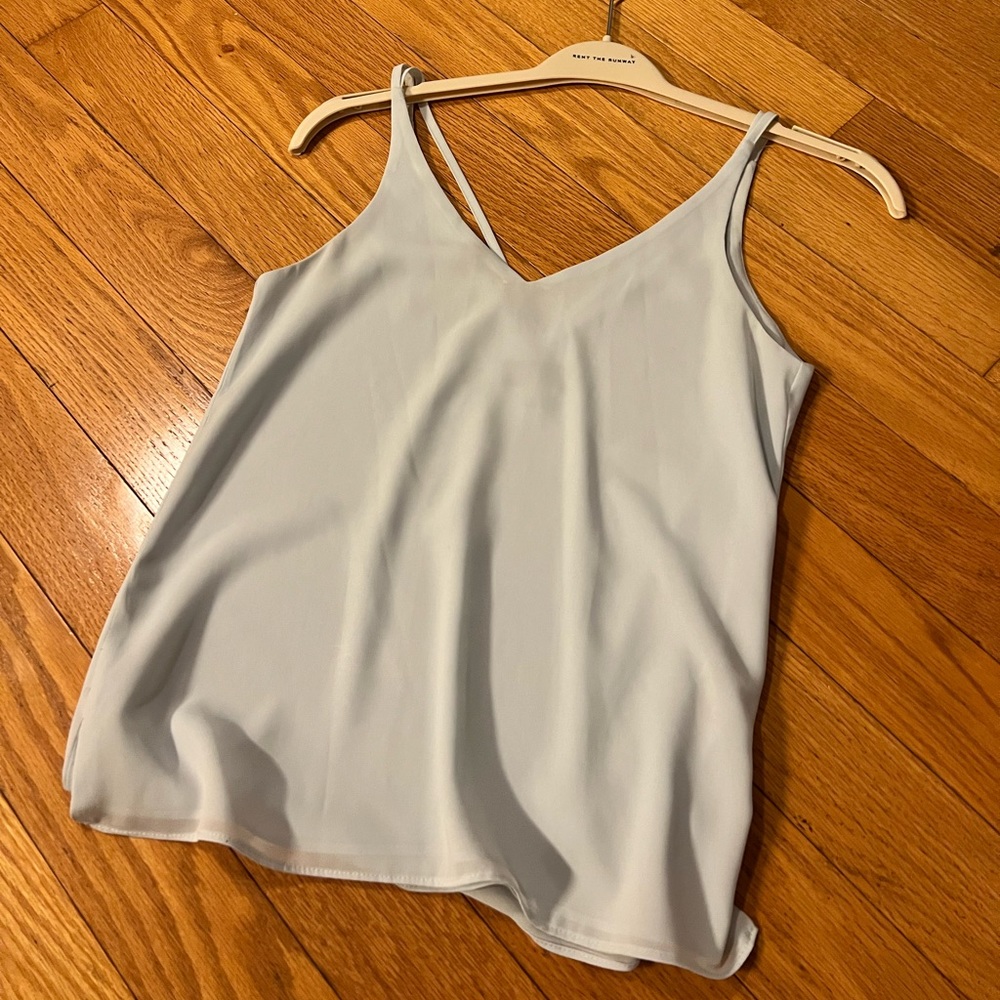 Blue Topshop Tank Top Size 2